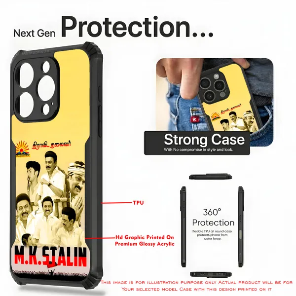 Mk_Stalin_Tamilnadu_Ex_Chief_Minister_Dmk__Design_Printed_Bumper_Glossy_Back_Case_Cover_With_Camera_Protection_Mk000378_Bx