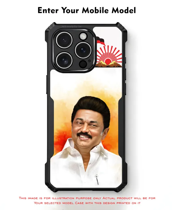 Mk_Stalin_Tamilnadu_Ex_Chief_Minister_Dmk__Design_Printed_Bumper_Glossy_Back_Case_Cover_With_Camera_Protection_Mk000379_Bx