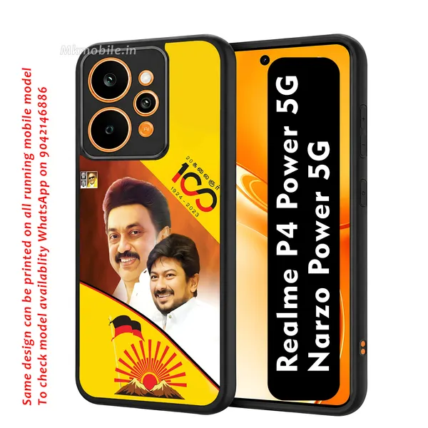 Mk_Stalin_Tamilnadu_Ex_Chief_Minister_Dmk_Design_Printed_Premium_Glossy_Back_Case_Cover_With_Camera_Protection_For_Realme_P4_Power_5G_/_Narzo_Power_5G_Mk000380_Bx