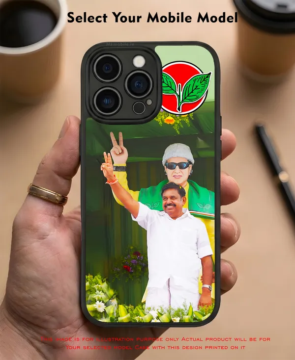 Aiadmk_Leader_Edappadi_K_Palaniswami_Eps_Design_Printed_Premium_Glossy_Back_Case_Cover_With_Camera_Protection_Mk000383_Bx