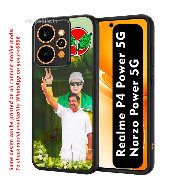 Aiadmk_Leader_Edappadi_K_Palaniswami_Eps_Design_Printed_Premium_Glossy_Back_Case_Cover_With_Camera_Protection_For_Realme_P4_Power_5G_/_Narzo_Power_5G_Mk000383_Bx