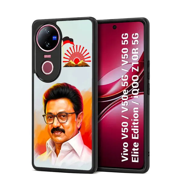 Mk_Stalin_Tamilnadu_Ex_Chief_Minister_Dmk_Design_Printed_Premium_Glossy_Back_Case_Cover_With_Camera_Protection_For_Vivo_V50_/_V50e_/_V50_5g_Elite_Edition_/_iQOO_Z10r_5g_Mk000384_Bx