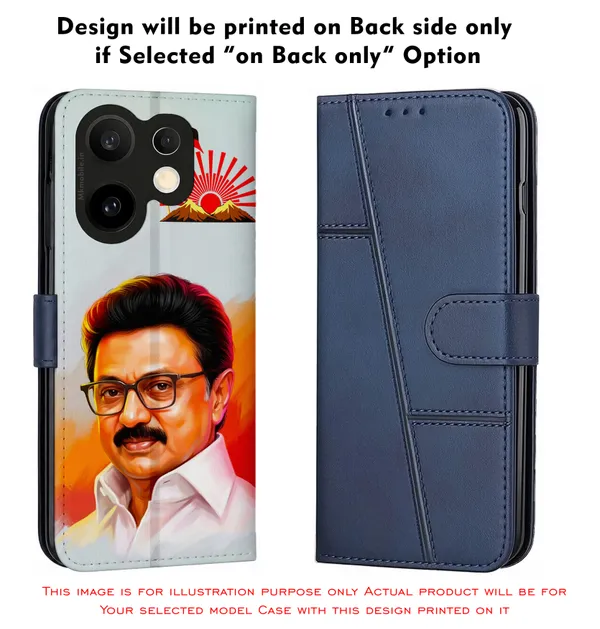Mk_Stalin_Tamilnadu_Ex_Chief_Minister_Dmk_Design_Printed_Flip_Case_Cover_With_Camera_Protection_Mk000384_Fcuv