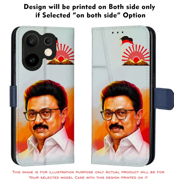 Mk_Stalin_Tamilnadu_Ex_Chief_Minister_Dmk_Design_Printed_Flip_Case_Cover_With_Camera_Protection_Mk000384_Fcuv