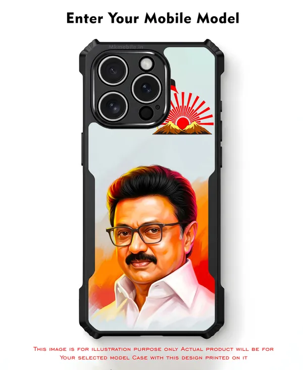 Mk_Stalin_Tamilnadu_Ex_Chief_Minister_Dmk__Design_Printed_Bumper_Glossy_Back_Case_Cover_With_Camera_Protection_Mk000384_Bx
