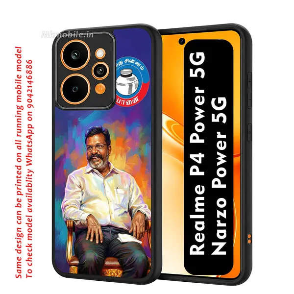 Thol_Thirumavalavan_Viduthalai_Chiruthaigal_Katchi_Vck_Design_Printed_Premium_Glossy_Back_Case_Cover_With_Camera_Protection_For_Realme_P4_Power_5G_/_Narzo_Power_5G_Mk000386_Bx