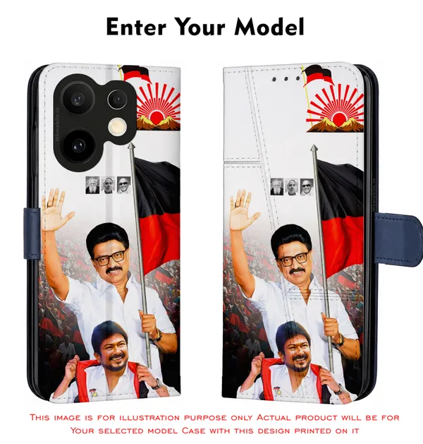 Mk_Stalin_Tamilnadu_Ex_Chief_Minister_Dmk_Design_Printed_Flip_Case_Cover_With_Camera_Protection_Mk000387_Fcuv