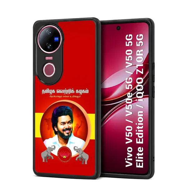 Tvk_Thalapathy_C_Joseph_Vijay_Tamil_Nadu_Chief_Minister_Design_Printed_Premium_Glossy_Back_Case_Cover_With_Camera_Protection_For_Vivo_V50_/_V50e_/_V50_5g_Elite_Edition_/_iQOO_Z10r_5g_Mk000391_Bx