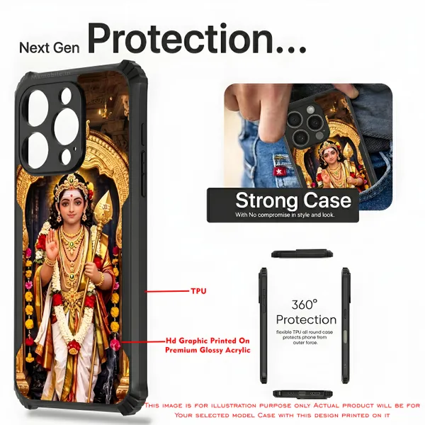Tamil_God_Murugan__Design_Printed_Bumper_Glossy_Back_Case_Cover_With_Camera_Protection_Mk000392_Bx