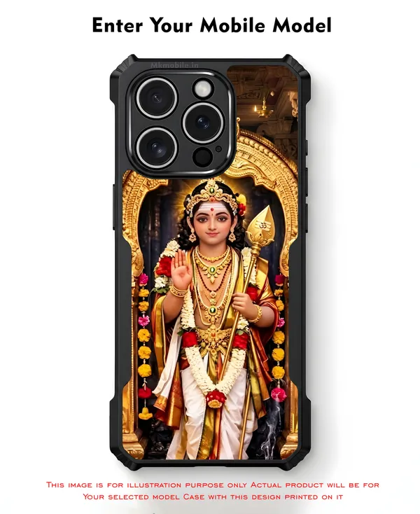 Tamil_God_Murugan__Design_Printed_Bumper_Glossy_Back_Case_Cover_With_Camera_Protection_Mk000392_Bx