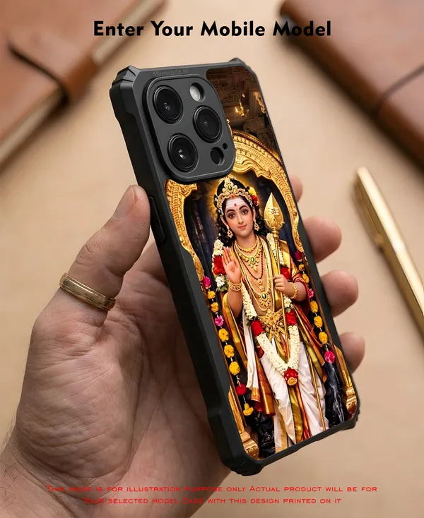 Tamil_God_Murugan__Design_Printed_Bumper_Glossy_Back_Case_Cover_With_Camera_Protection_Mk000392_Bx
