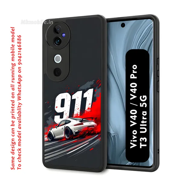 911_Car_Design_Printed_Premium_Glossy_Back_Case_Cover_With_Camera_Protection_For_Vivo_V40_5G_/_V40_Pro_5G_/_T3_Ultra_5G_Mk000394_Bx