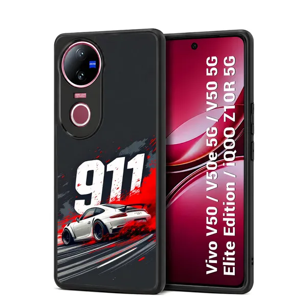 911_Car_Design_Printed_Premium_Glossy_Back_Case_Cover_With_Camera_Protection_For_Vivo_V50_/_V50e_/_V50_5g_Elite_Edition_/_iQOO_Z10r_5g_Mk000394_Bx