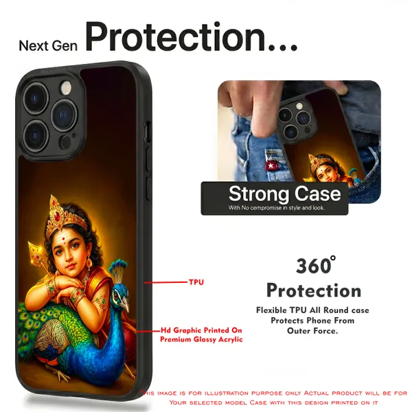 Tamil_God_Murugan_With_Mayil_Design_Printed_Premium_Glossy_Back_Case_Cover_With_Camera_Protection_Mk000395_Bx