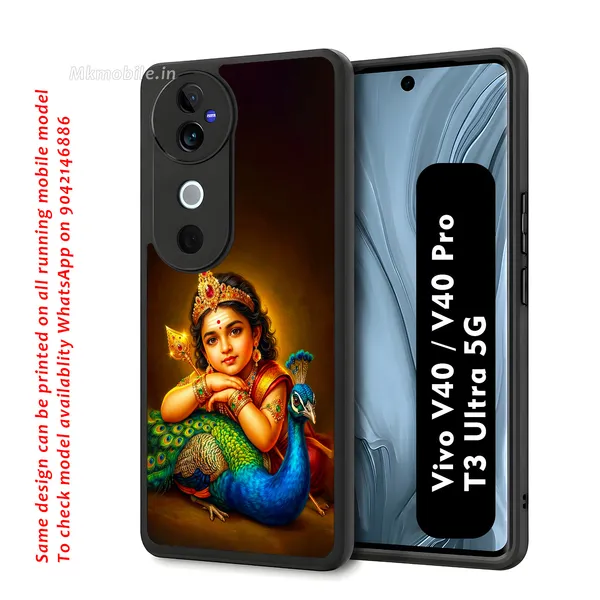 Tamil_God_Murugan_With_Mayil_Design_Printed_Premium_Glossy_Back_Case_Cover_With_Camera_Protection_For_Vivo_V40_5G_/_V40_Pro_5G_/_T3_Ultra_5G_Mk000395_Bx