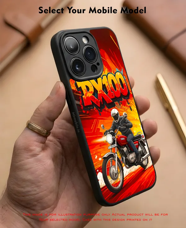 Rx_100_Bike_Illustration_Design_Printed_Premium_Glossy_Back_Case_Cover_With_Camera_Protection_Mk000397_Bx