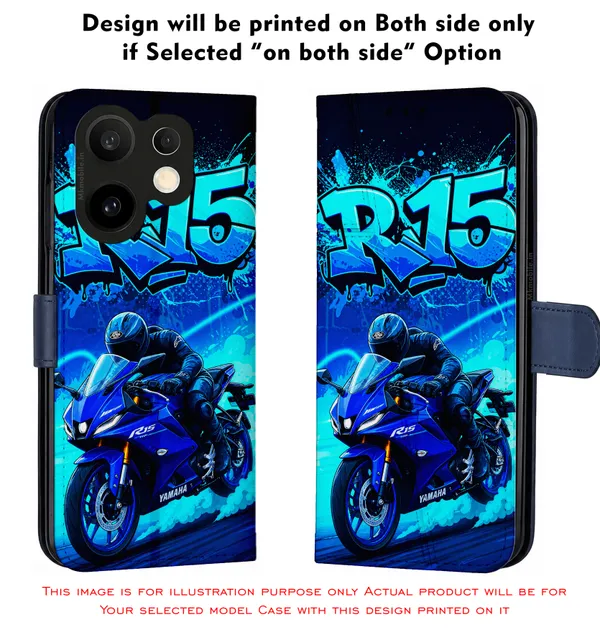 R15_Bike_Illustration_Design_Printed_Flip_Case_Cover_With_Camera_Protection_Mk000398_Fcuv