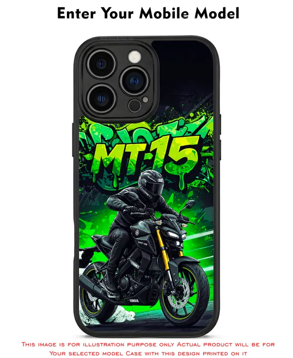 Mt15_Bike_Illustration_Design_Printed_Premium_Glossy_Back_Case_Cover_With_Camera_Protection_Mk000399_Bx