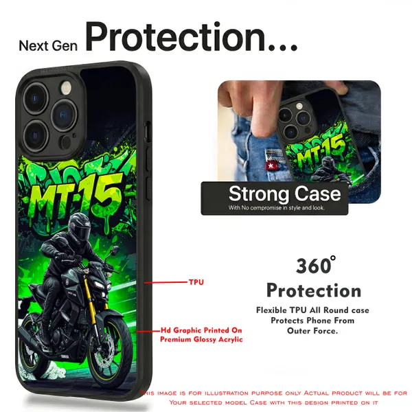 Mt15_Bike_Illustration_Design_Printed_Premium_Glossy_Back_Case_Cover_With_Camera_Protection_Mk000399_Bx
