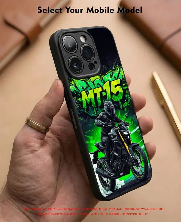 Mt15_Bike_Illustration_Design_Printed_Premium_Glossy_Back_Case_Cover_With_Camera_Protection_Mk000399_Bx