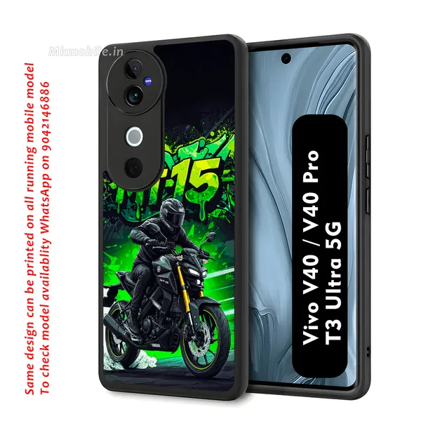 Mt15_Bike_Illustration_Design_Printed_Premium_Glossy_Back_Case_Cover_With_Camera_Protection_For_Vivo_V40_5G_/_V40_Pro_5G_/_T3_Ultra_5G_Mk000399_Bx