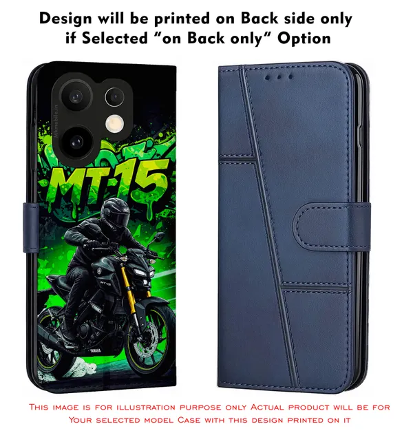 Mt15_Bike_Illustration_Design_Printed_Flip_Case_Cover_With_Camera_Protection_Mk000399_Fcuv