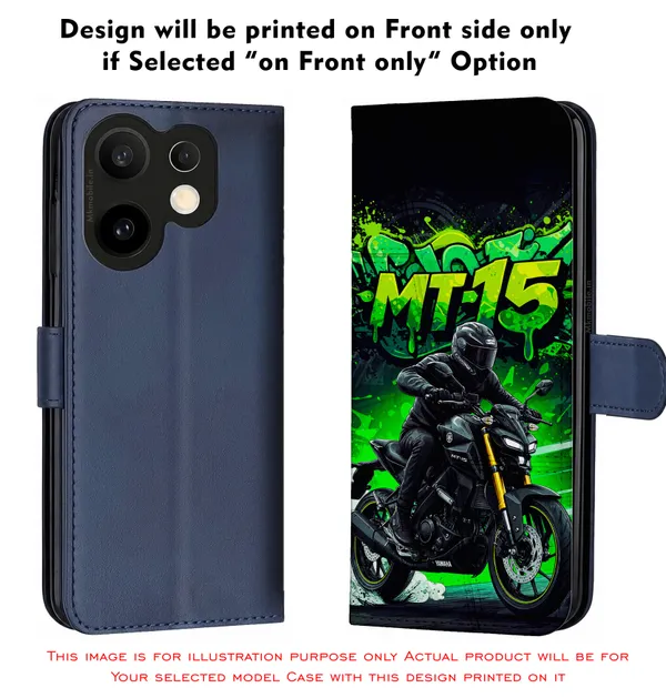 Mt15_Bike_Illustration_Design_Printed_Flip_Case_Cover_With_Camera_Protection_Mk000399_Fcuv