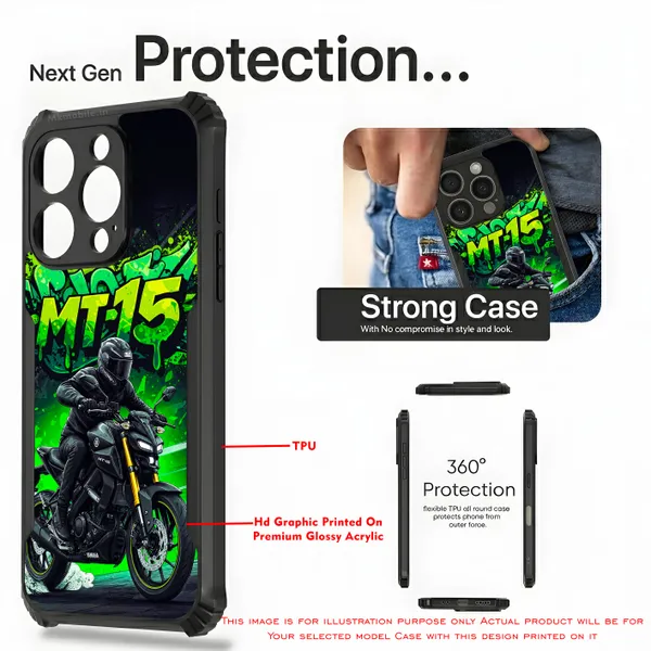 Mt15_Bike_Illustration__Design_Printed_Bumper_Glossy_Back_Case_Cover_With_Camera_Protection_Mk000399_Bx