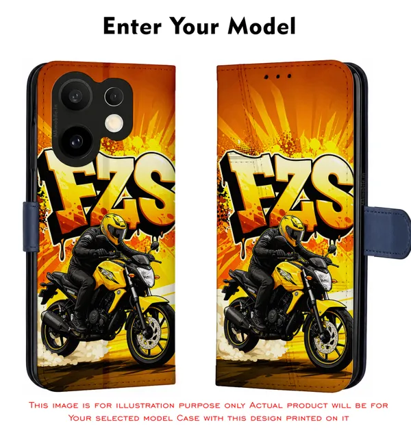 Fzs_Bike_Illustration_Design_Printed_Flip_Case_Cover_With_Camera_Protection_Mk000400_Fcuv