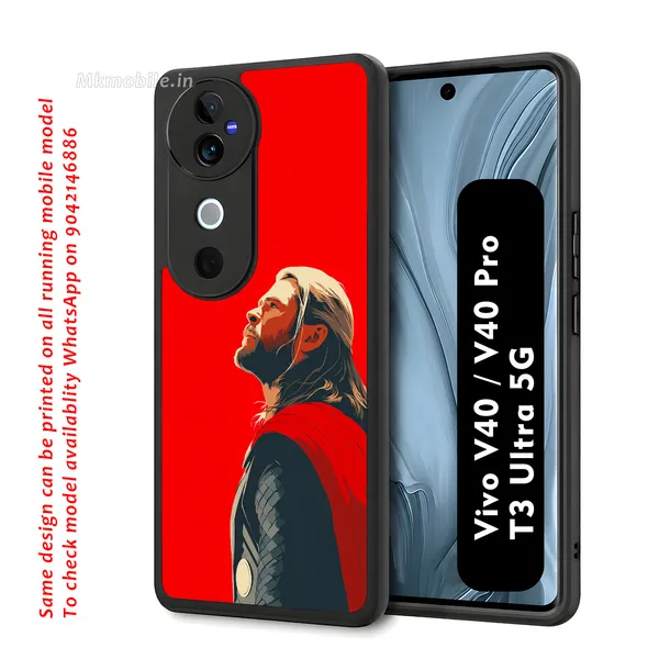 Thor_Illustration_Design_Printed_Premium_Glossy_Back_Case_Cover_With_Camera_Protection_For_Vivo_V40_5G_/_V40_Pro_5G_/_T3_Ultra_5G_Mk000401_Bx