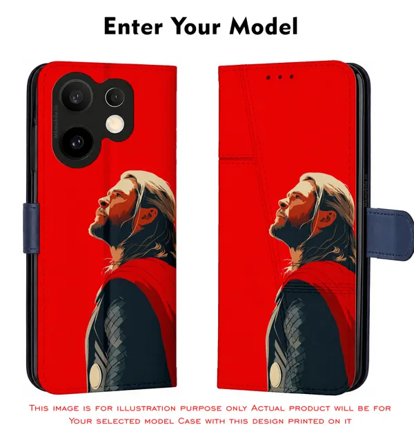 Thor_Illustration_Design_Printed_Flip_Case_Cover_With_Camera_Protection_Mk000401_Fcuv