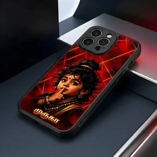 Cute_Baby_Murugan_Tamil_God_Design_Printed_Premium_Glossy_Back_Case_Cover_With_Camera_Protection_Mk000406_Bx