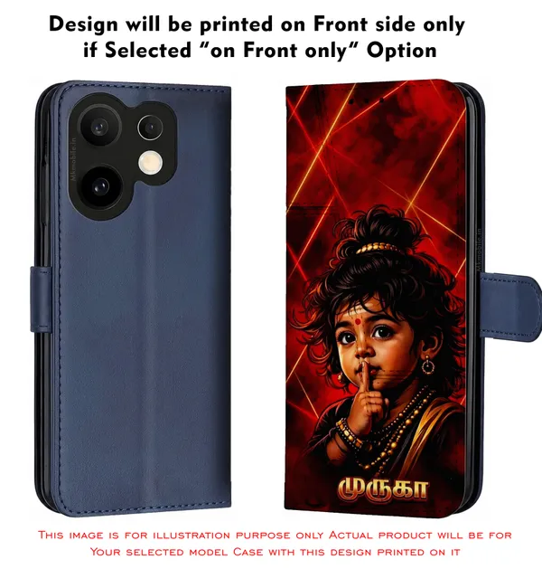 Cute_Baby_Murugan_Tamil_God_Design_Printed_Flip_Case_Cover_With_Camera_Protection_Mk000406_Fcuv