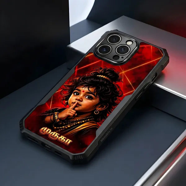 Cute_Baby_Murugan_Tamil_God__Design_Printed_Bumper_Glossy_Back_Case_Cover_With_Camera_Protection_Mk000406_Ip