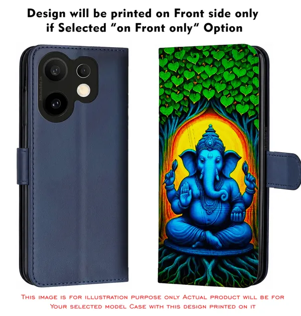 Vinayagar_Ganesan_Pillayar_Design_Printed_Flip_Case_Cover_With_Camera_Protection_Mk000407_Fcuv