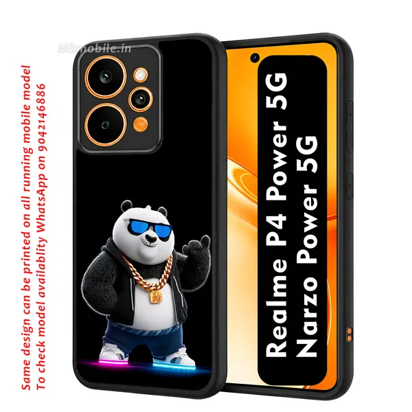 Cute_Panda_Wearing_Sunglass_Design_Printed_Premium_Glossy_Back_Case_Cover_With_Camera_Protection_For_Realme_P4_Power_5G_/_Narzo_Power_5G_Mk000409_Bx
