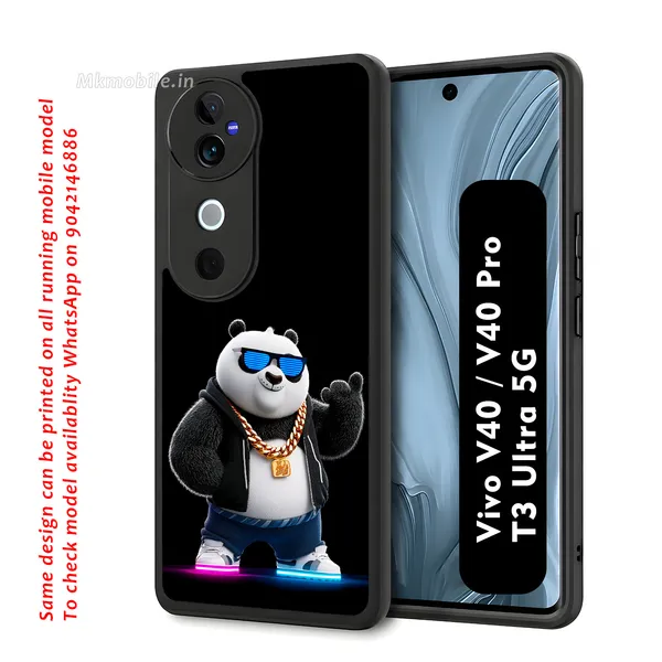 Cute_Panda_Wearing_Sunglass_Design_Printed_Premium_Glossy_Back_Case_Cover_With_Camera_Protection_For_Vivo_V40_5G_/_V40_Pro_5G_/_T3_Ultra_5G_Mk000409_Bx