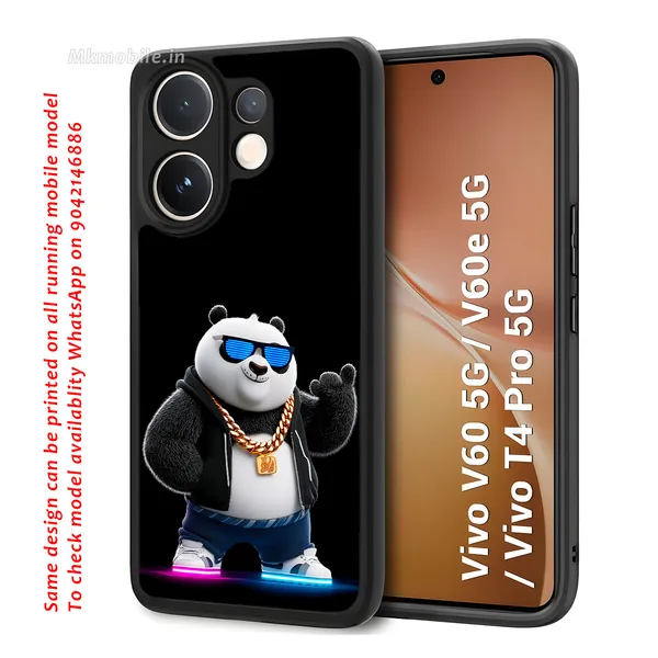 Cute_Panda_Wearing_Sunglass_Design_Printed_Premium_Glossy_Back_Case_Cover_With_Camera_Protection_For_Vivo_V60_5G_/_V60e_/_T4_Pro_5G_Mk000409_Bx