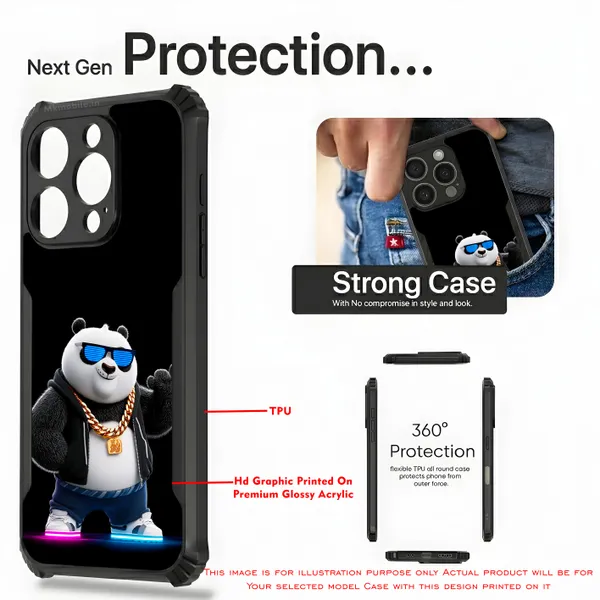 Cute_Panda_Wearing_Sunglass__Design_Printed_Bumper_Glossy_Back_Case_Cover_With_Camera_Protection_Mk000409_Bx