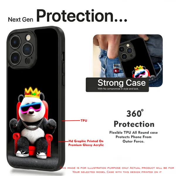 Cute_Baby_Panda_Wearing_Sunglass_And_Crown_Design_Printed_Premium_Glossy_Back_Case_Cover_With_Camera_Protection_Mk000410_Bx
