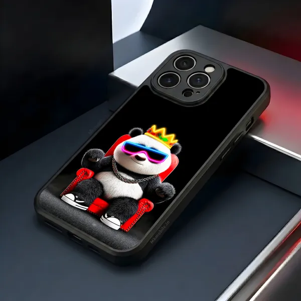 Cute_Baby_Panda_Wearing_Sunglass_And_Crown_Design_Printed_Premium_Glossy_Back_Case_Cover_With_Camera_Protection_Mk000410_Bx