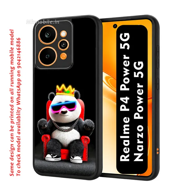 Cute_Baby_Panda_Wearing_Sunglass_And_Crown_Design_Printed_Premium_Glossy_Back_Case_Cover_With_Camera_Protection_For_Realme_P4_Power_5G_/_Narzo_Power_5G_Mk000410_Bx