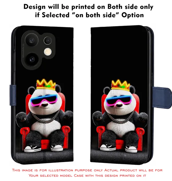Cute_Baby_Panda_Wearing_Sunglass_And_Crown_Design_Printed_Flip_Case_Cover_With_Camera_Protection_Mk000410_Fcuv