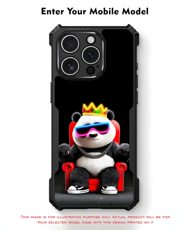 Cute_Baby_Panda_Wearing_Sunglass_And_Crown__Design_Printed_Bumper_Glossy_Back_Case_Cover_With_Camera_Protection_Mk000410_Bx
