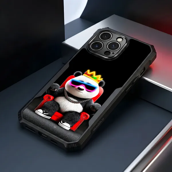 Cute_Baby_Panda_Wearing_Sunglass_And_Crown__Design_Printed_Bumper_Glossy_Back_Case_Cover_With_Camera_Protection_Mk000410_Bx
