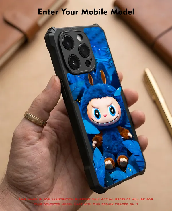 Blue_Labubu_Doll__Design_Printed_Bumper_Glossy_Back_Case_Cover_With_Camera_Protection_Mk000414_Bx