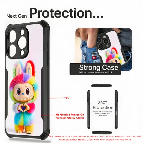 Multicolour_Labubu_Doll__Design_Printed_Bumper_Glossy_Back_Case_Cover_With_Camera_Protection_Mk000416_Bx