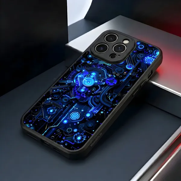 Black_And_Blue_Circuit_Board_Design_Printed_Premium_Glossy_Back_Case_Cover_With_Camera_Protection_Mk000417_Bx