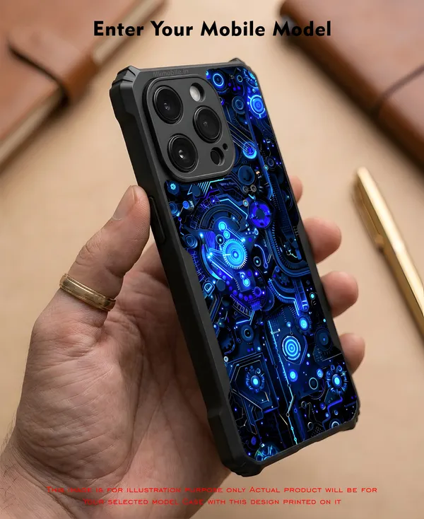 Black_And_Blue_Circuit_Board__Design_Printed_Bumper_Glossy_Back_Case_Cover_With_Camera_Protection_Mk000417_Bx