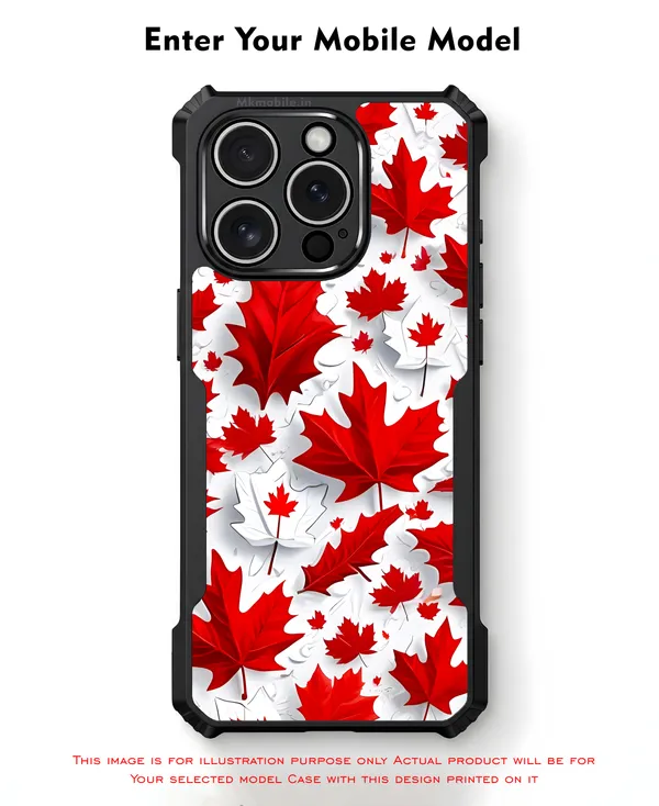 Features_A_Canadian_Maple_Leaf_Flag_Motif__Design_Printed_Bumper_Glossy_Back_Case_Cover_With_Camera_Protection_Mk000419_Bx